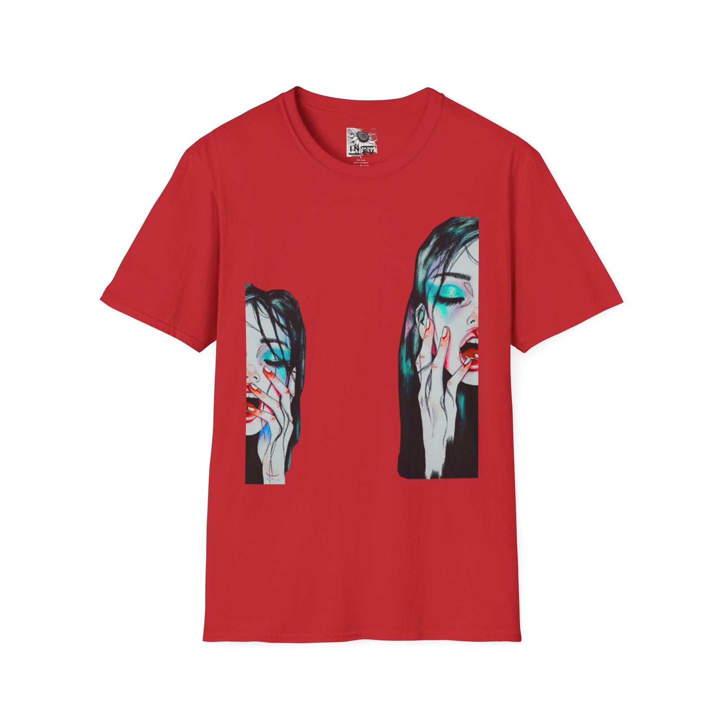Moody Glitch Graphic T-Shirt